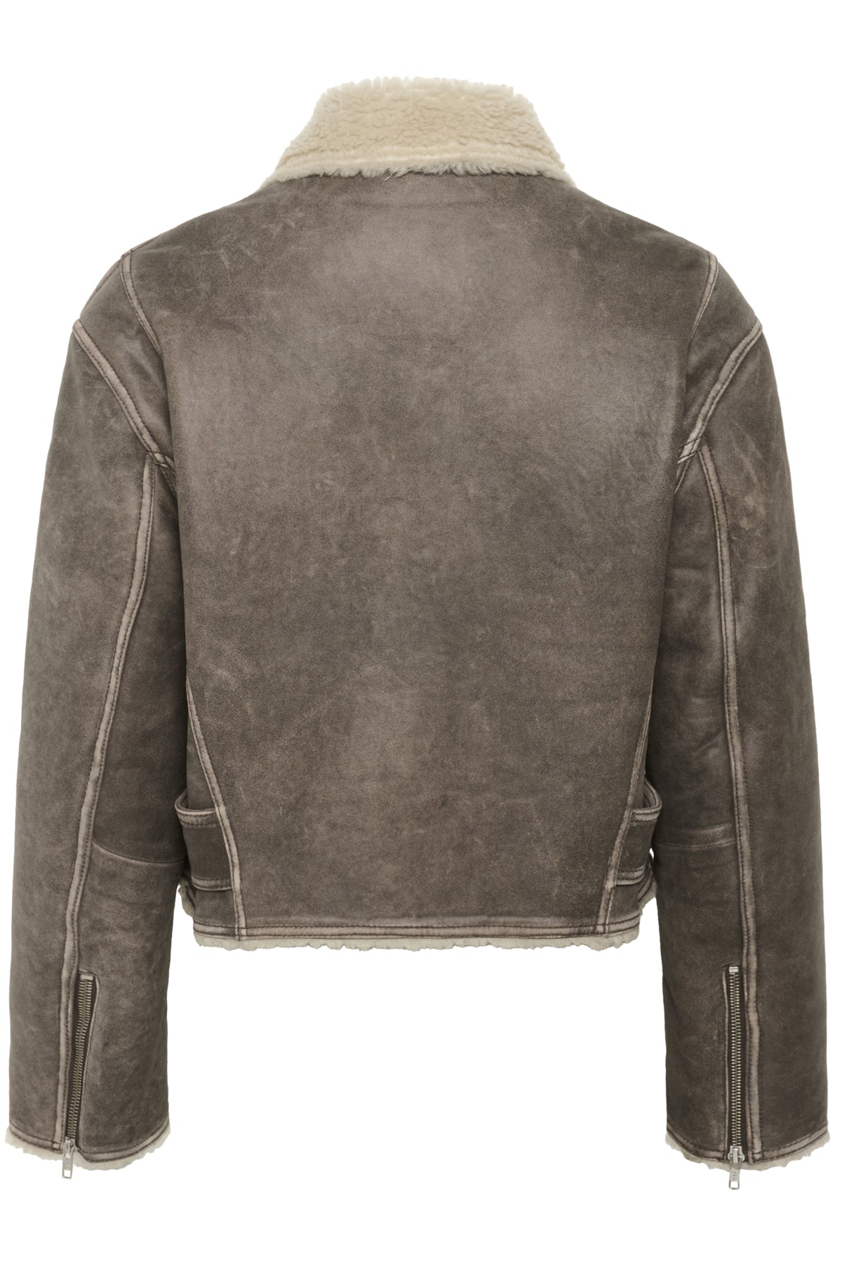 SLFiorella Aviator Jacket Worn down Black - 30408556