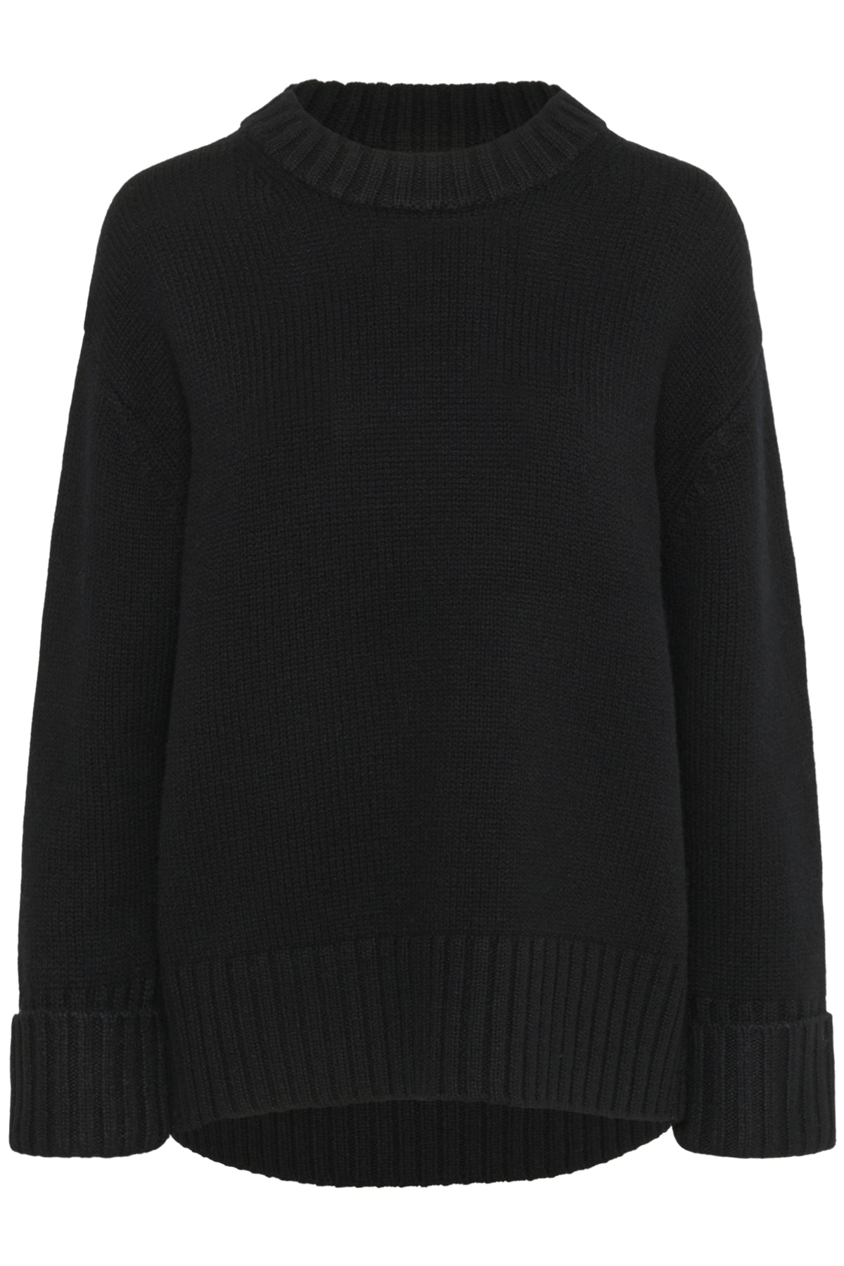 SLMoline Crew-Neck Black - 30408557