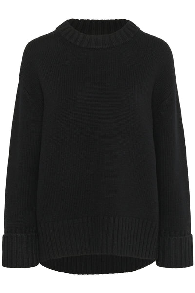 SLMoline Crew-Neck Black - 30408557 Thumbnail