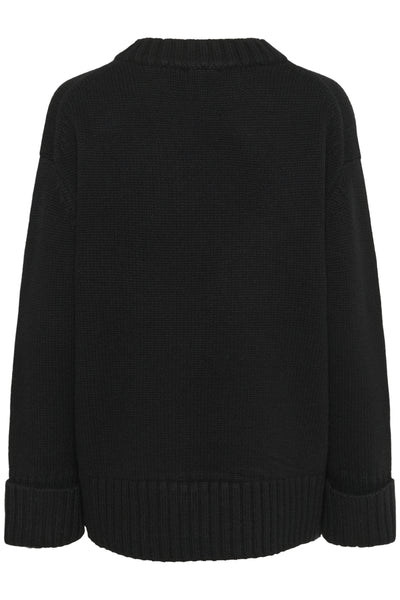 SLMoline Crew-Neck Black - 30408557 Thumbnail
