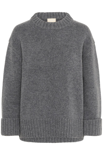 SLMoline Crew-Neck Grey Melange Thumbnail