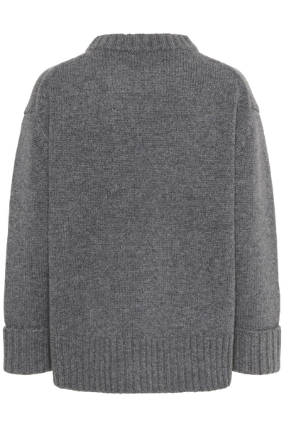 SLMoline Crew-Neck Grey Melange Thumbnail