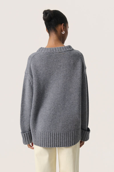 SLMoline Crew-Neck Grey Melange Thumbnail
