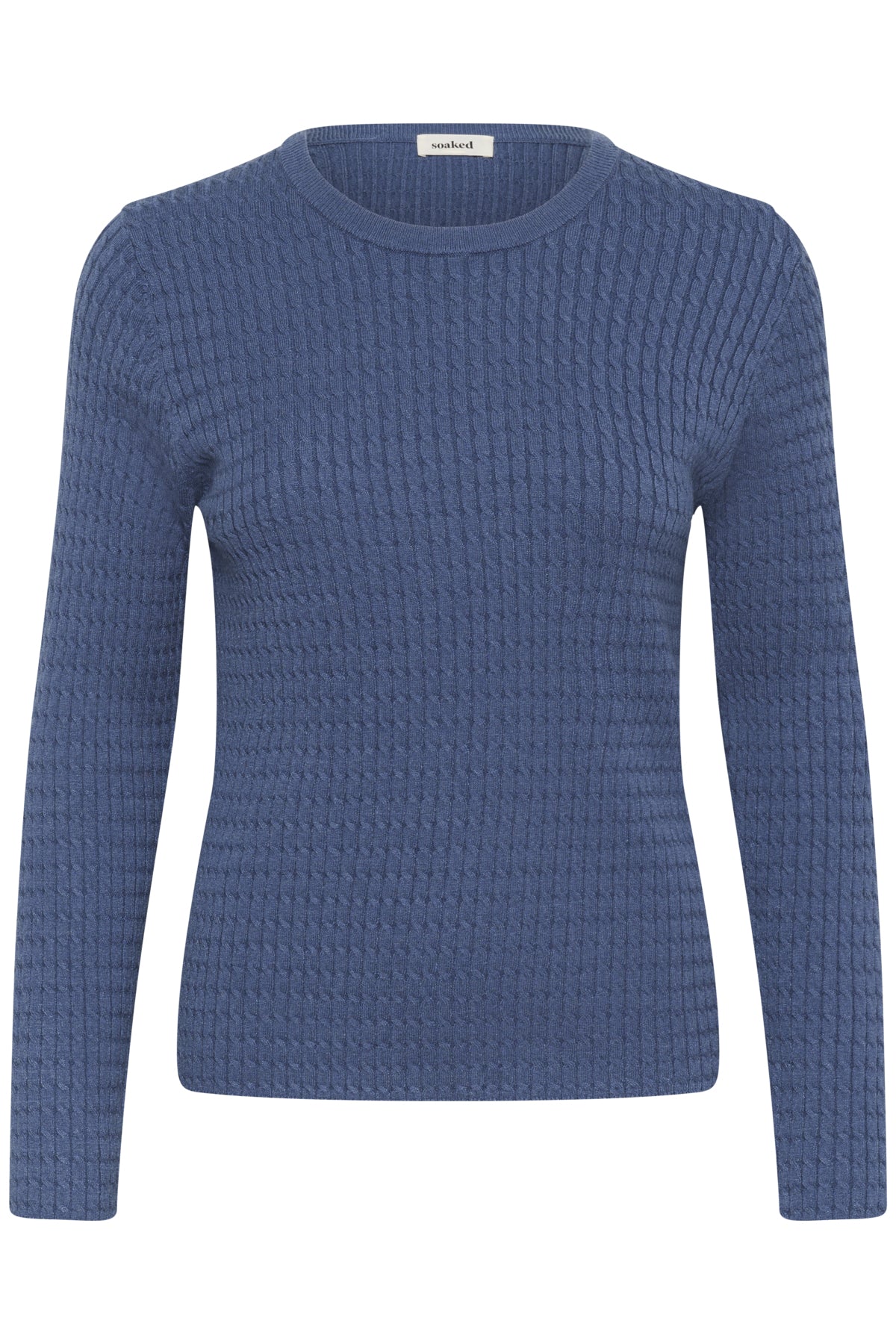 SLSpina Cable Pullover Bijou Blue - 30408572