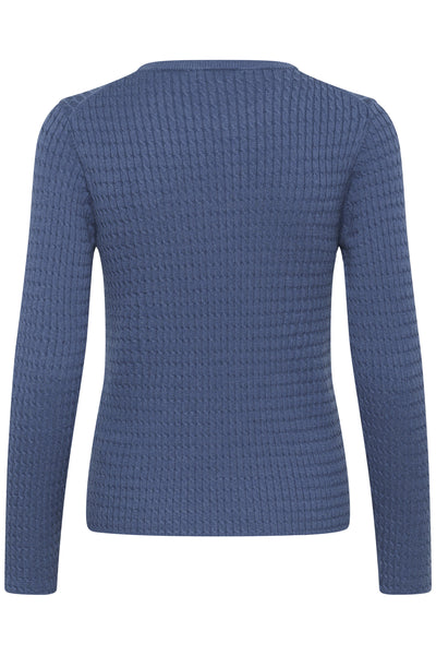 SLSpina Cable Pullover Bijou Blue - 30408572 Thumbnail