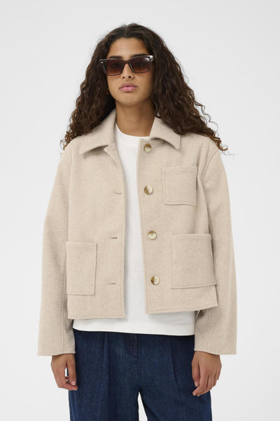 SLZephyr Jacket Doeskin Melange - 1513081 - 30408573 Thumbnail