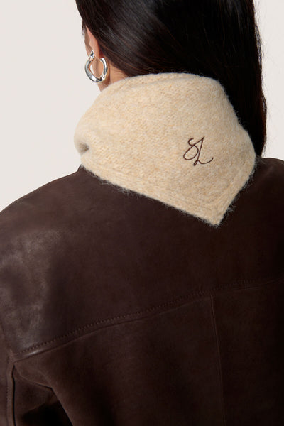 SLPleoni Scarf Doeskin Melange - 30408576 Thumbnail