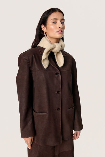 SLPleoni Scarf Doeskin Melange - 30408576 Thumbnail