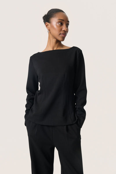 SLMarigold Blouse Black - 30408578 Thumbnail