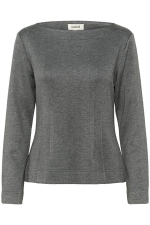 SLMarigold Blouse Grey Melange - 30408578