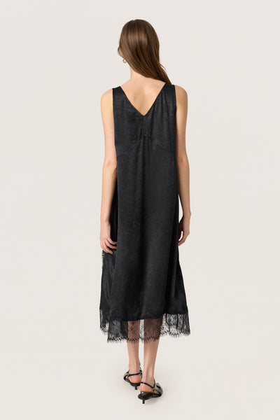 SLYennah Midi Dress Black - 30408590 Thumbnail