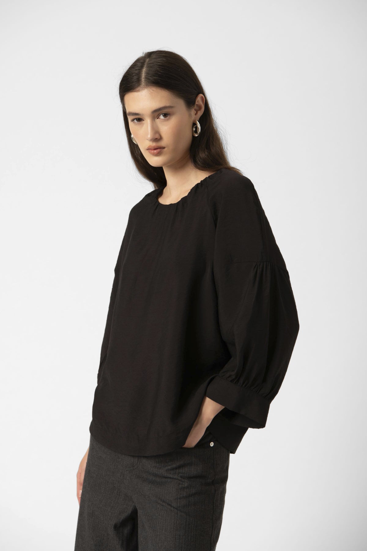 SLLeodora Top 3/4 Black - 30408596