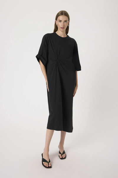 SLAeve Knot Dress Black Thumbnail