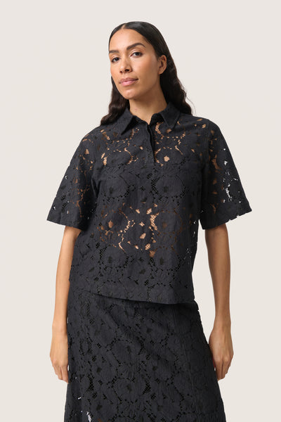 SLTaya Polo Shirt SS Black - 30408629 Thumbnail