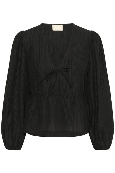 SLCendra Blouse LS Black - 30408639 Thumbnail