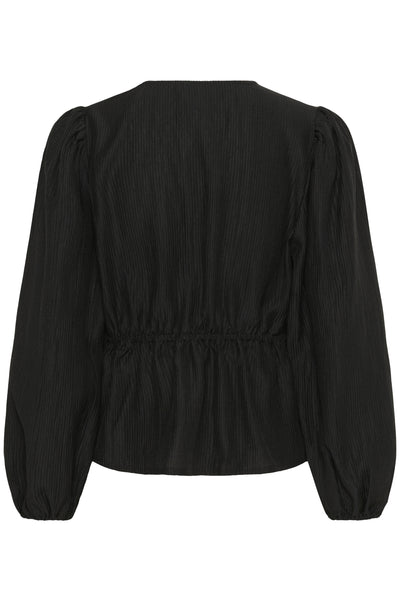 SLCendra Blouse LS Black - 30408639 Thumbnail