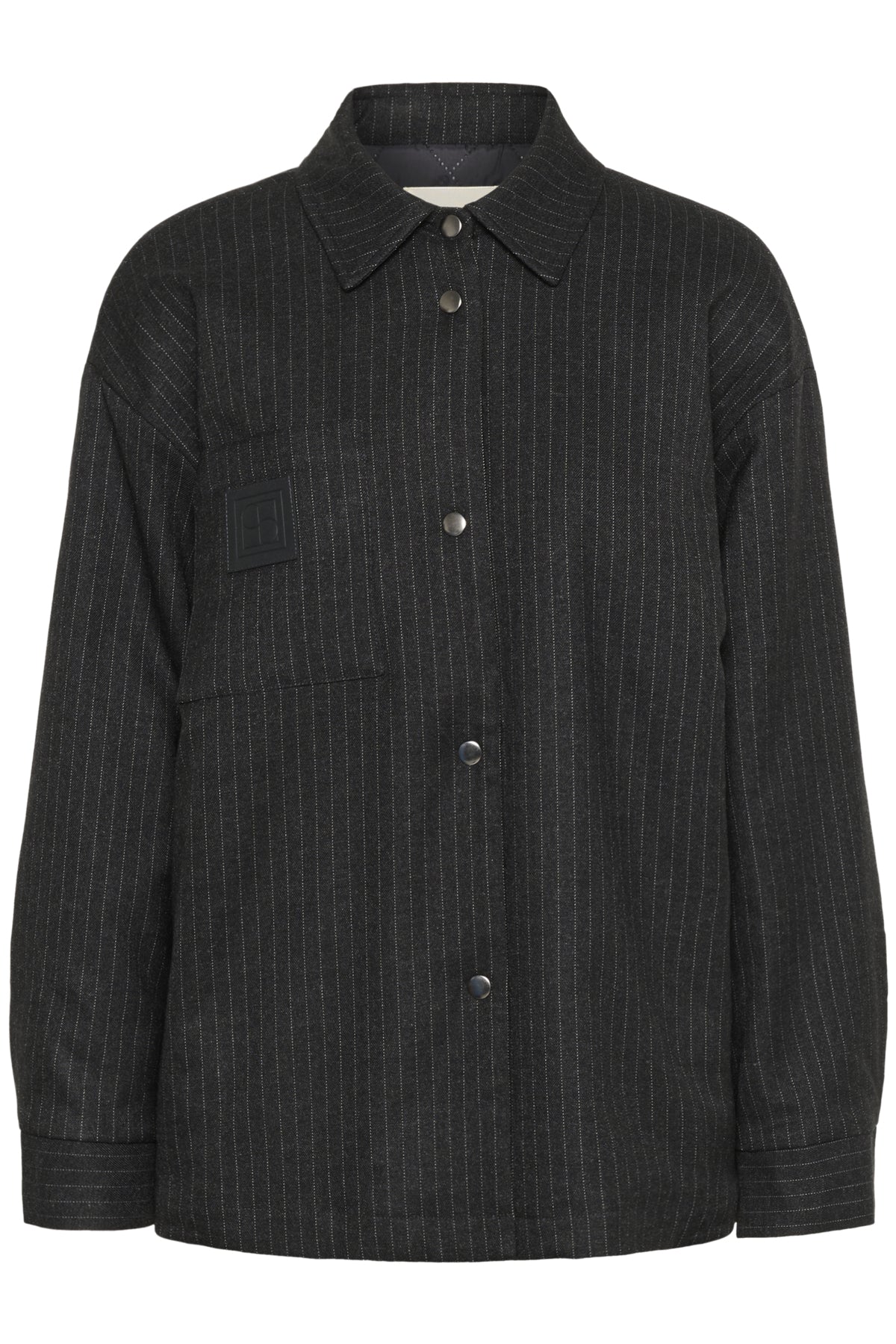SLMalodi Jacket Grey Melange Pinstripe - 30408654