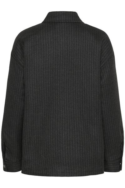 SLMalodi Jacket Grey Melange Pinstripe - 30408654 Thumbnail