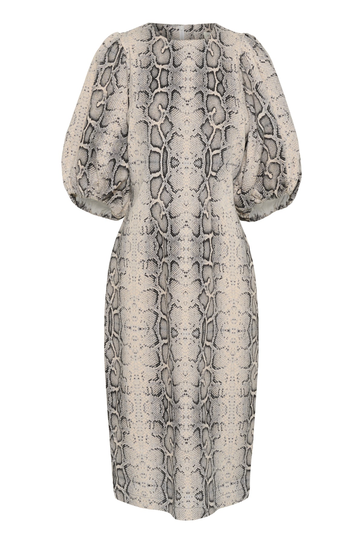 SLSandja Midi Dress Grey Snake Print - 30408657