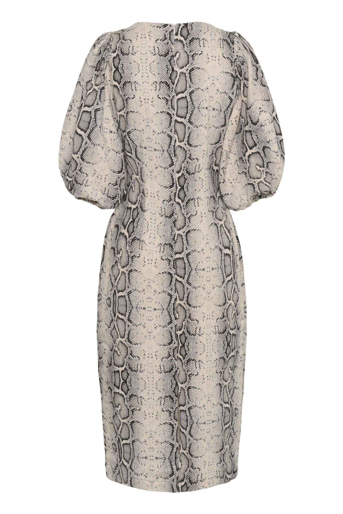 SLSandja Midi Dress Grey Snake Print - 30408657