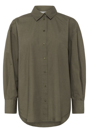 SLJoa Jani Poplin Shirt LS Tarmac - 30408659