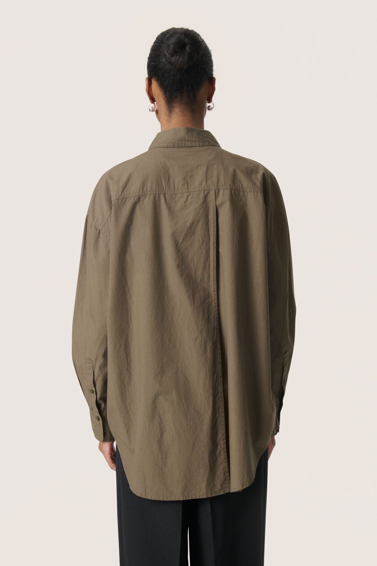 SLJoa Jani Poplin Shirt LS Tarmac - 30408659