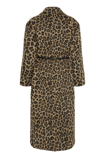 SLLeony Mafalda Coat Leopard Jaquard - 30408683 Thumbnail
