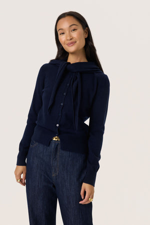 SLMolina Scarf Cardigan Night Sky - 30408685