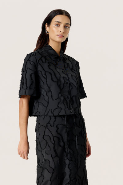 SLNadina Shirt SS Black - 30408686 Thumbnail