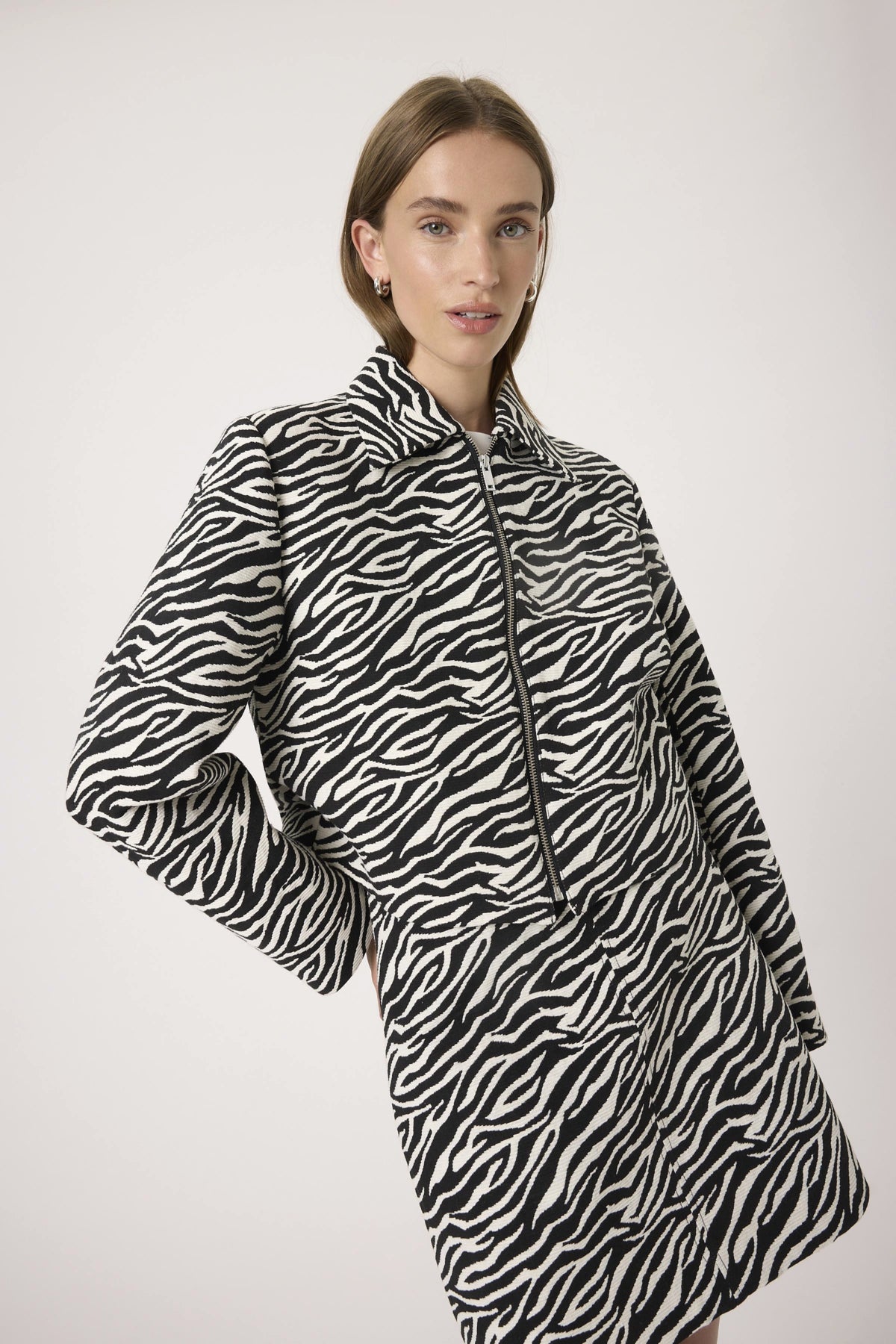 SLDarleen Jacket Animal Jacquard - 304329 - 30408702