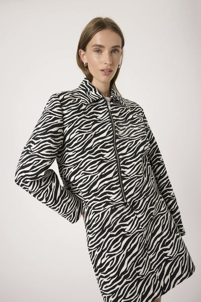 SLDarleen Jacket Animal Jacquard - 304329 - 30408702 Thumbnail