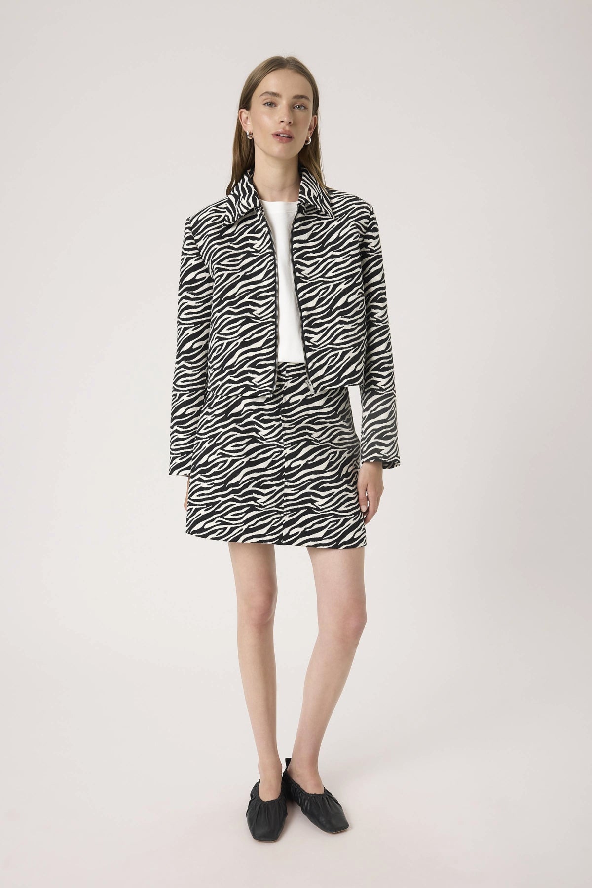 SLDarleen Skirt Animal Jacquard - 304329 - 30408703