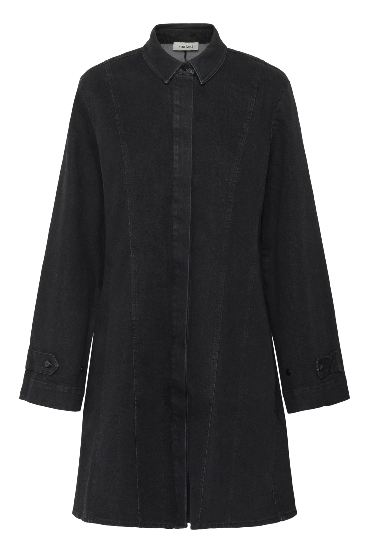 SLRhea Denim Dress Black Washed Denim - 301621 - 30408737