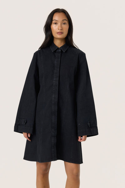 SLRhea Denim Dress Black Washed Denim - 301621 - 30408737 Thumbnail