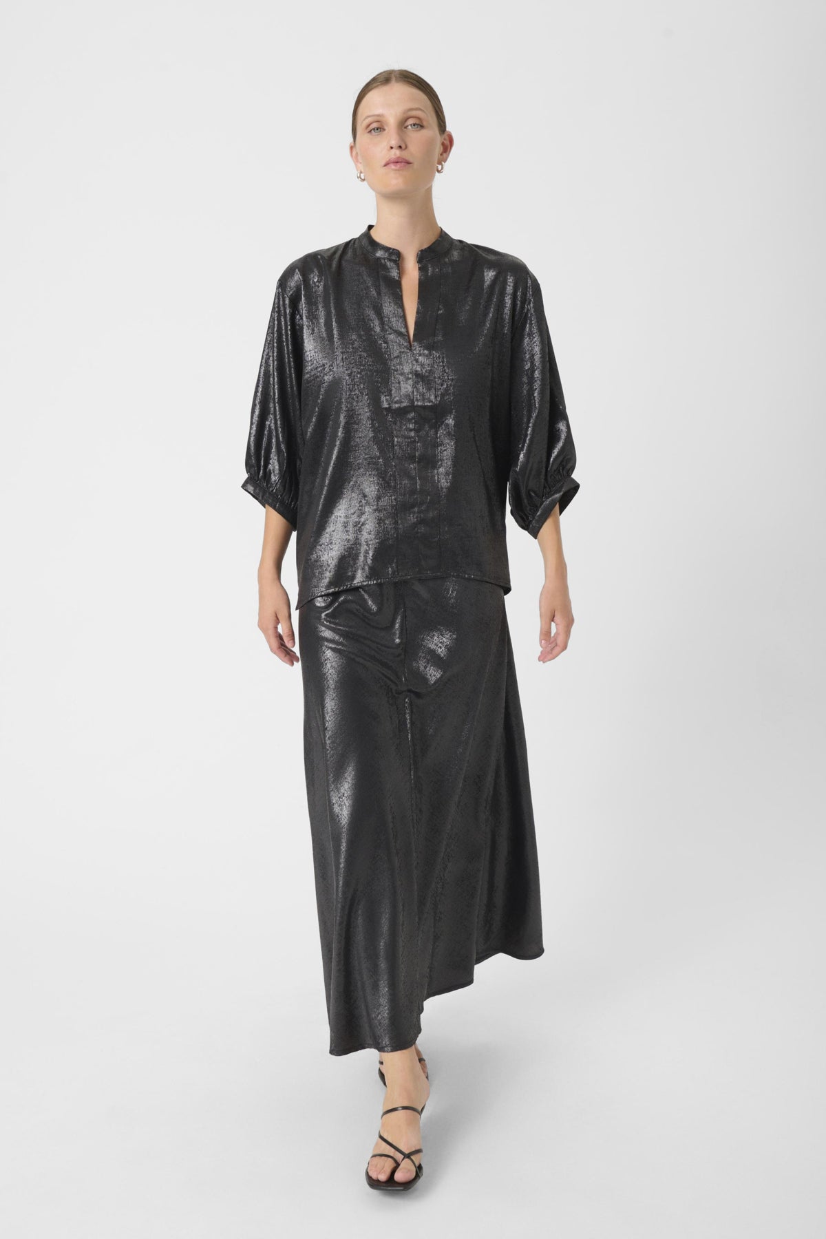 SLMirmir Amily Blouse 3/4 Black - 194008 - 30408743