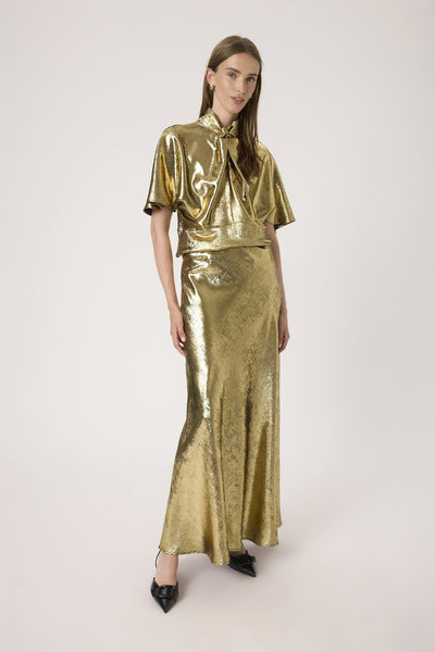 SLMirmir Anna Skirt Golden Surface - 300478 - 30408745 Thumbnail