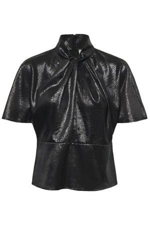 SLMirmir Blouse SS Black - 194008 - 30408746