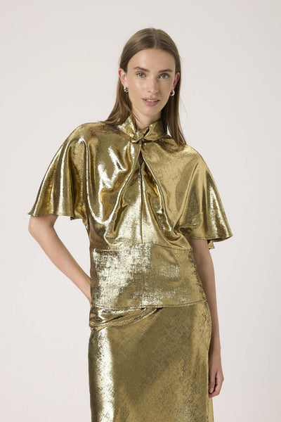 SLMirmir Blouse SS Golden Surface - 300478 - 30408746 Thumbnail