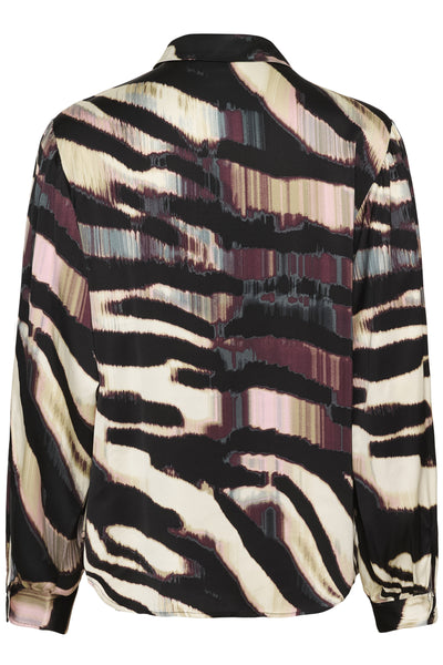 SLCiela Ebba Shirt LS Animalistic Print - 304367 - 30408749 Thumbnail