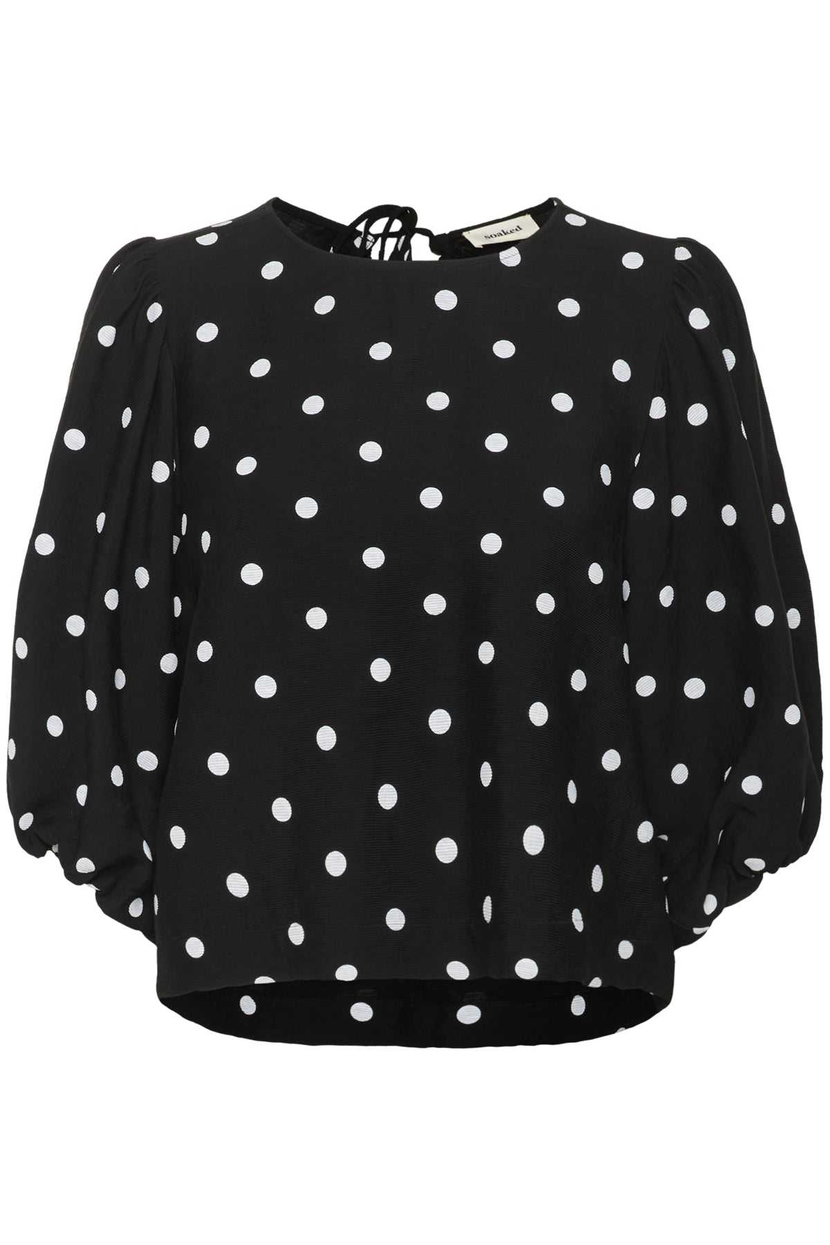 SLIdola Blouse SS Black and White Dots - 304365 - 30408753