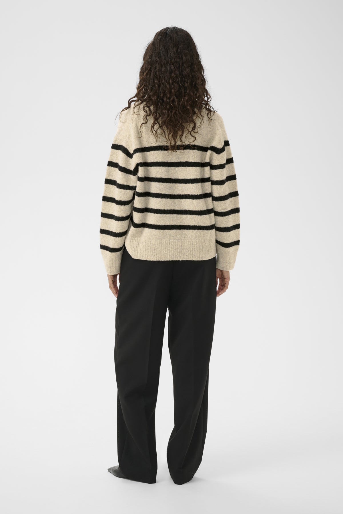 SLBriony Cardigan Dune & Black Stripe - 304348 - 30408756