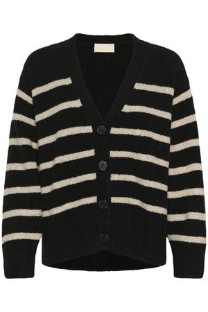 SLBriony Cardigan Black & Dune Stripe - 304349 - 30408756
