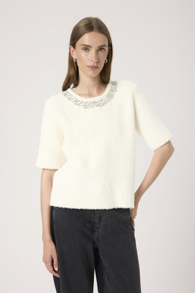 SLSelene Pullover SS Whisper White - 110701 - 30408768 Thumbnail