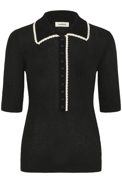 SLLaisa Polo Pullover Black - 194008 - 30408771 Thumbnail