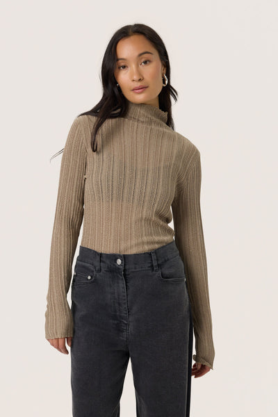 SLLaisa Regular Pullover Dune - 171009 - 30408772 Thumbnail