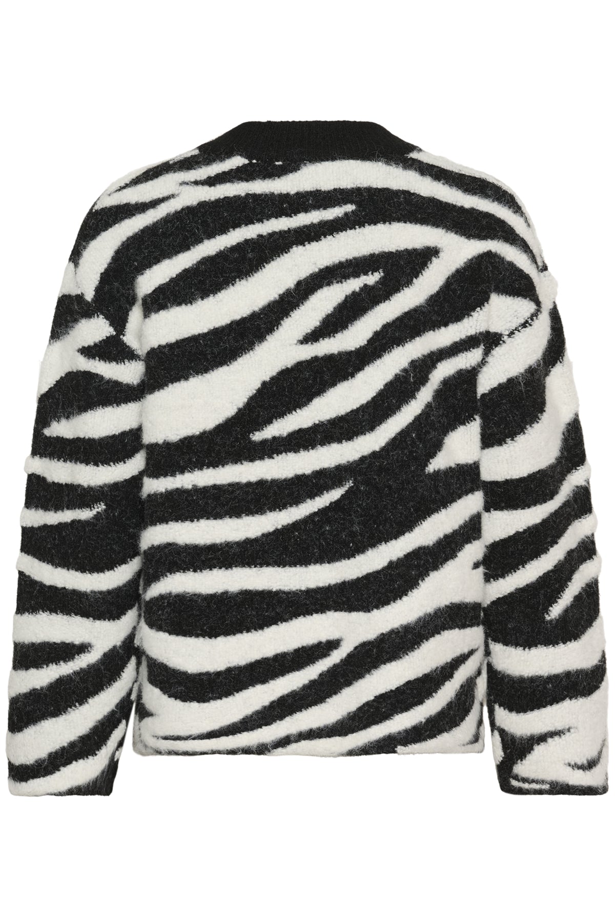 SLSorea V-Neck Pullover Black and White Animal - 30436 - 30408777