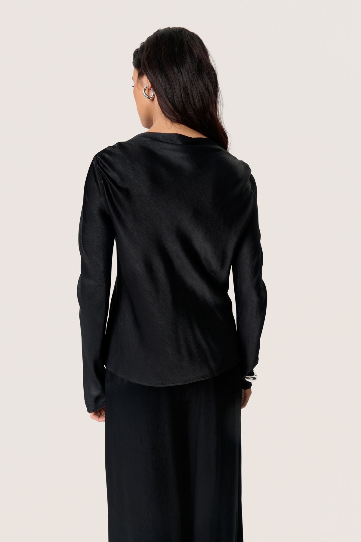 SLRiyan Blouse LS Black - 30408802