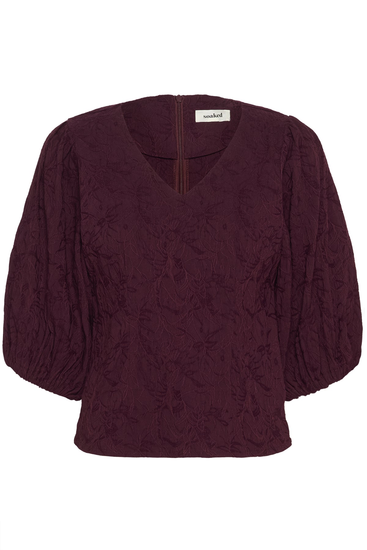 SLMaybel Blouse 3/4 Winetasting - 192118 - 30408805