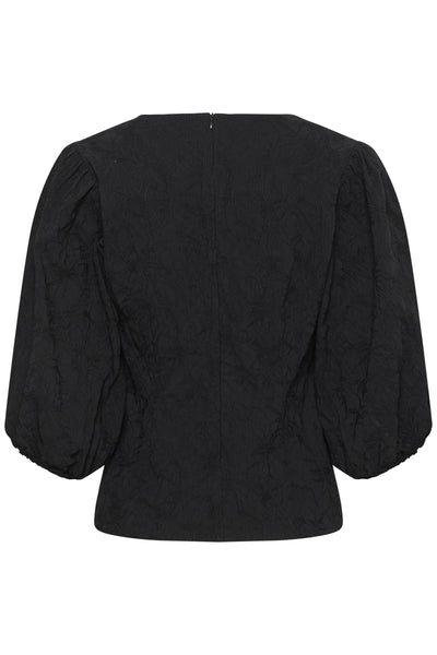 SLMaybel Blouse 3/4 Black - 194008 - 30408805 Thumbnail