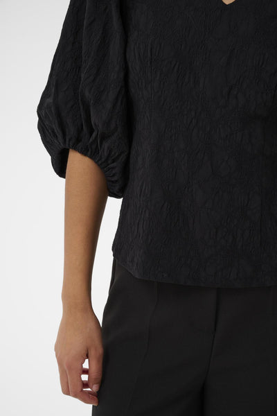SLMaybel Blouse 3/4 Black - 194008 - 30408805 Thumbnail